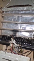 Şofbende gaz valfi ve brülör hattı