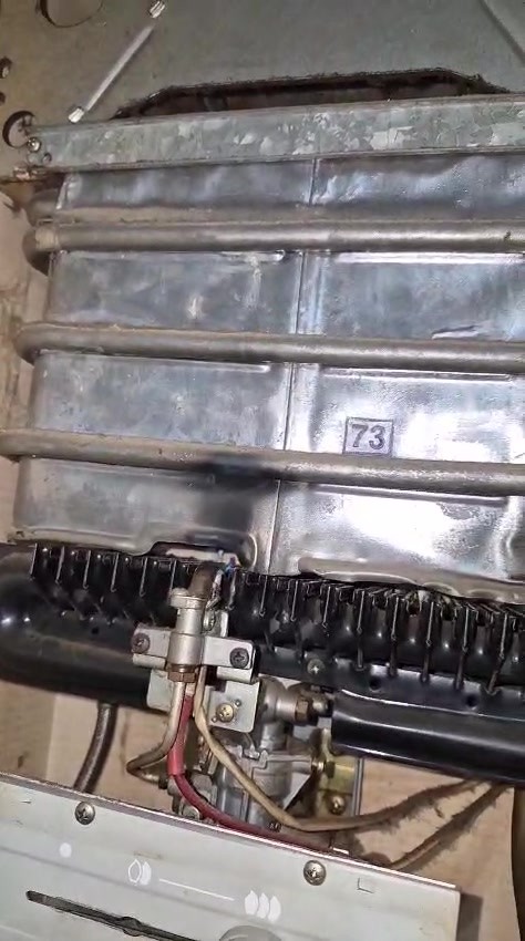 Şofbende gaz valfi ve brülör hattı